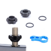Mountain Bike Presta Valve Nut with Install Wrench For MTB Road Bicycle