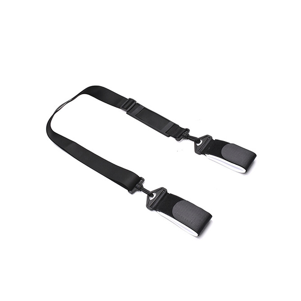 (Detachable) Adult Snowboard Bindings: Double Velcro Ski Bindings, Handheld & Shoulder Straps