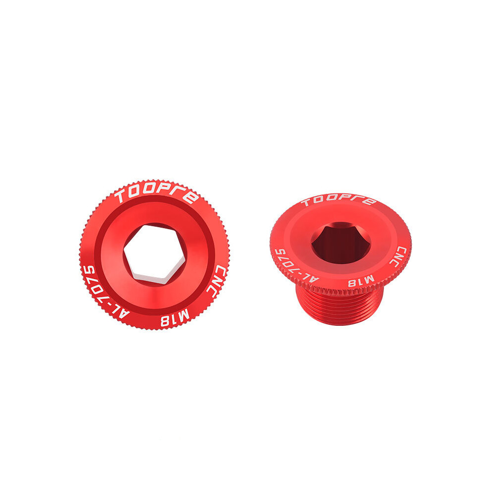 (M19-Black(2Pcs)) 2Pcs Crank Cover Screws M18/M19/M20 For Bicycle Tooth Plate, Mountain Bike 123643783267