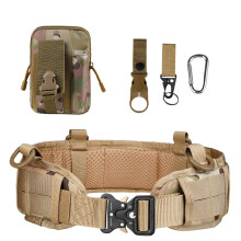 (CP suit) Tactical Battle Belt Hunting Men Battle Belt Set Outdoor CS Hunting Belt Adjustable