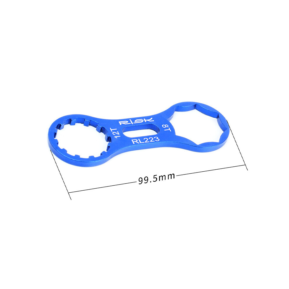 (8T/12T Wrench) Y-Shaped Front Fork Cap Wrench 8T/12T For Mtb Bicycles 123643789542