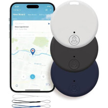 3er-Pack Bluetooth 5.2 GPS-Tracker, kompatibel mit iOS und Android via App, intelligenter Objektfinder mit akustischem Alarm für Schlüssel