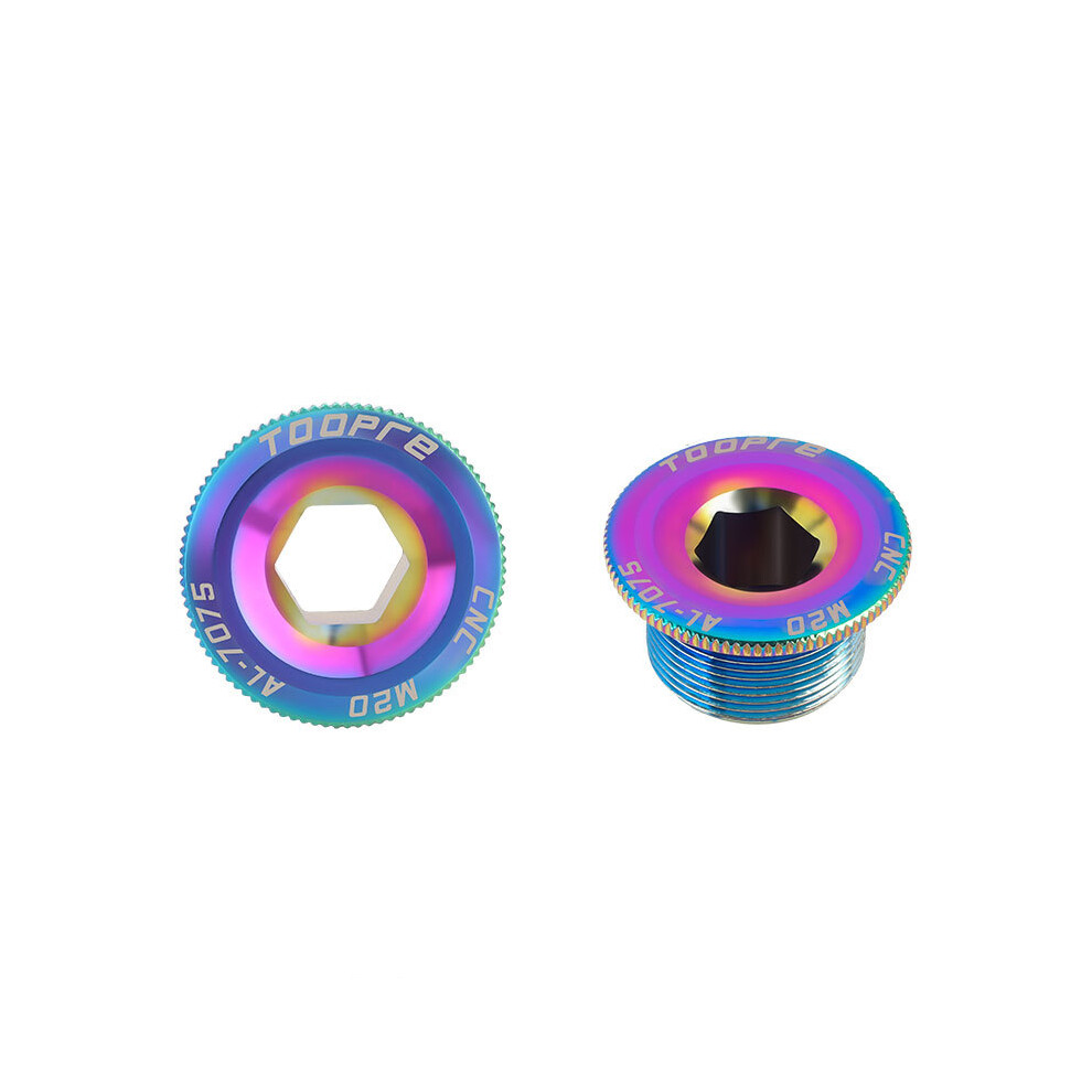 (M20-Glamour(2Pcs)) 2Pcs Crank Cover Screws M18/M19/M20 For Bicycle Tooth Plate, Mountain Bike 123643783359
