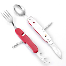 6-in-1 Multifunctional Foldable Cutlery Set - Spoon, Fork for Camping, Hiking & Travel