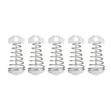 (70*30mm) 5Pcs Tent Pegs Rope Buckle Adjustable Plank Floor Spring Fishbone Anchor Awning Deck Stakes Fixed Nails Camping Tent Hooks