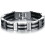 Herrenarmband – Edelstahl – Silber – 13 mm 1