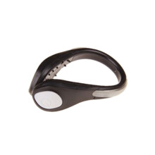 (White) LED Shoes Clip Safety Lights Night Running Jogging Biking Warning Flashlight