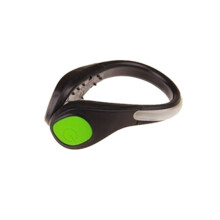 (Green) Outdoor Sports LED Shoe Clip Light Luminous Night Riding Safety Warning Flashing