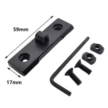 Bipod Mount Adapter Kit for M-LOK Rail - Bipod Adapter Plate & Stud Set