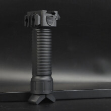 (Black) Telescopic bracket (20mm) outdoor tactical telescopic bracket nylon bracket outdoor hunting accessories tripod