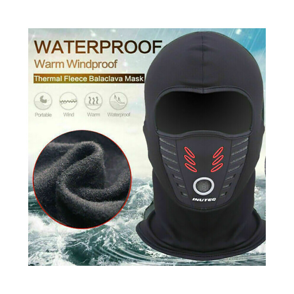 Winter Windproof Motorcycle Cycling Fleece Neck Warmer Cap Cover Full Face Mask