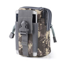 (Camouflage 1) Camouflage Tactical Waist Bag Handbag Cell Phone Bag Running Hanging Bag Outdoor