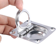 Stainless Steel Loaded Flush Lift Pull Handle for Marine Boat Floor Yacht