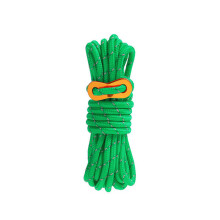 (Dark green) 4M outdoor camping rope tent fixed rope reflective camping accessories 4mm