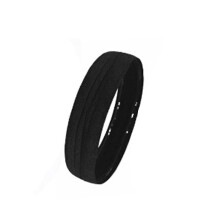 (Orange) Unisex Sports Headbands Sweat Absorbing Running Exercise Stretchy Hairbands