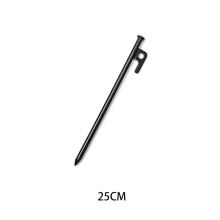 (25cm) Outdoor multifunctional tent ground pegs metal canopy beach fixing camping