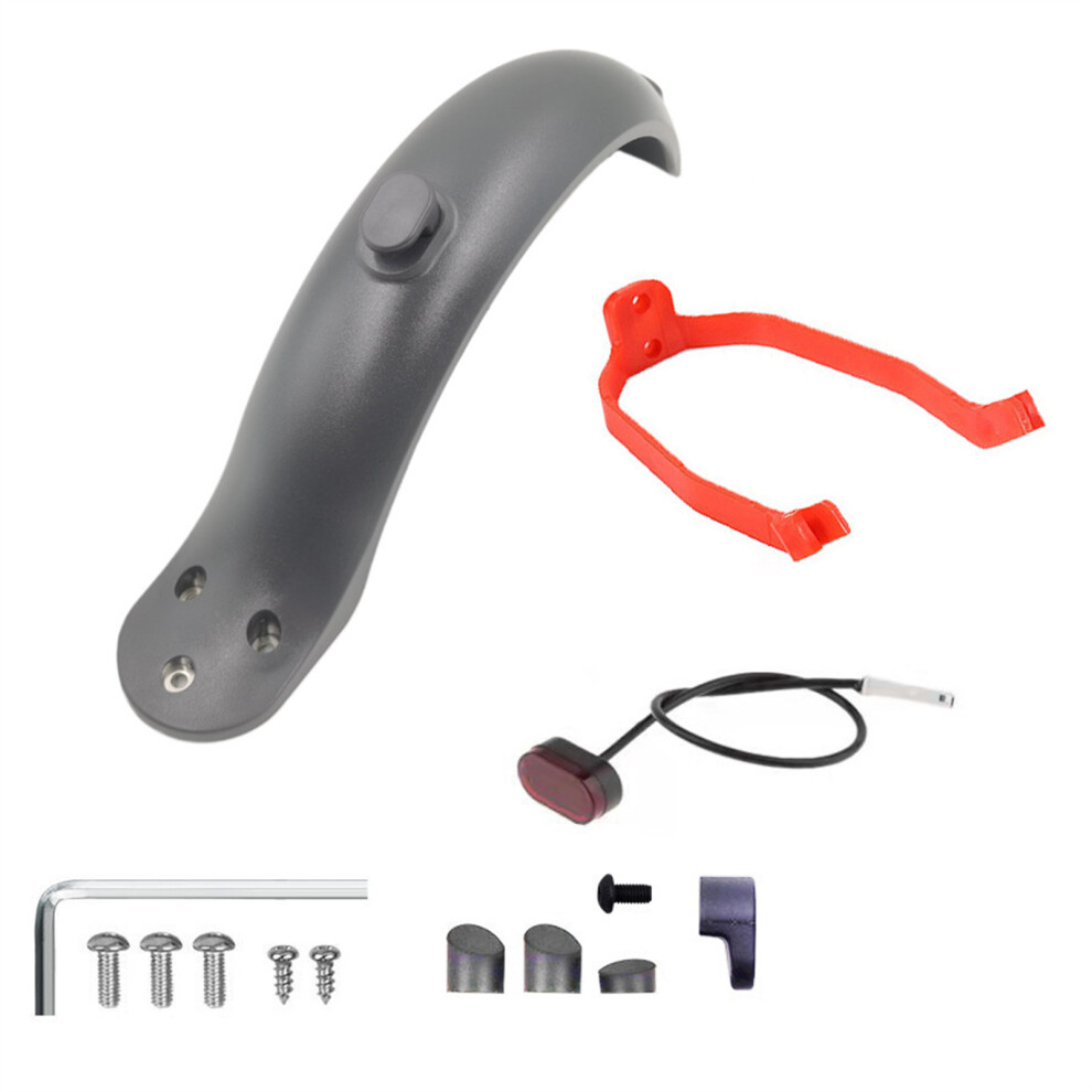 (+) Rear Fender Mud Guard Tail Bracket For Xiaomi M365 Electric Scooter New Black/Red/Light 110691538130