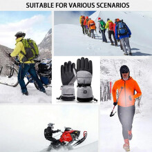 Winter Heating Gloves Touch Screen Hand Warmer Ski Slip Electric Thermal Gloves
