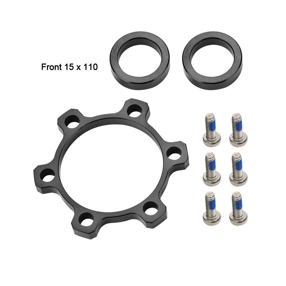 (F/15*110) Front Hub Adapter Thru Axle 15mm x 100mm to 110mm for Boost Fork Conversion Kit