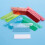 120 Sets Multicolor Hanging File Folder Tabs with Blank Inserts 2 Inches Plastic Hanging File Tabs for Hanging Folders 7