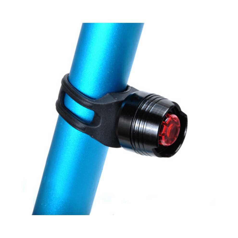 (Black) Led Bicycle Front And Rear Helmet Safety Bicycle Flashing Warning Light 110691553874