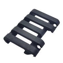 (Black Color) 1PCS Tactical 5-Slot Rail Protector Cover with Low Profile Wire Loom