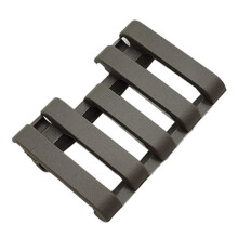 (Green Color) 1PCS Tactical 5-Slot Rail Protector Cover with Low Profile Wire Loom