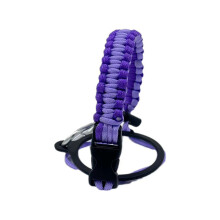(Purple) Sport Water Bottle Rope Handle Braided Rope Handle Water Bottle Carrying Cord