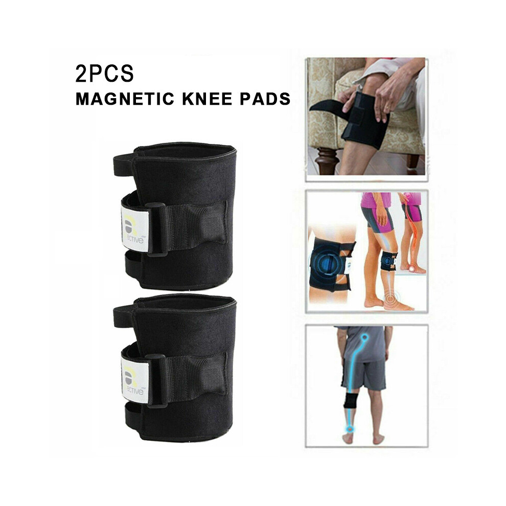 2Pcs Magnetic Stone Knee Brace Support Joint Injury Relief Recovery Protector 110691542083