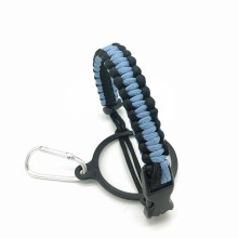 (Sky blue) Sport Water Bottle Rope Handle Braided Rope Handle Water Bottle Carrying Cord