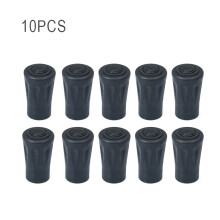 (Long(10pcs)) Non-Slip Round Protective Cover for Trekking Pole Feet - Universal Tip Protector