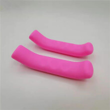 (Pink) Brake Lever Grip Protectors Silicone Protectors Mountain Bike Accessories