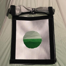 Outdoor Portable Tent Stove Fire Tube Ring Anti-scalding Fire-resistant Ring