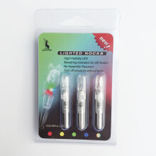 (green) 3PCS Crossbow LED Lighted Nocks 6.2mm Bowstring Activated For Compound Bow Archery