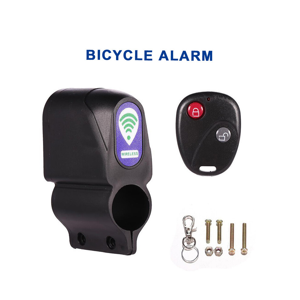 Bicycle Remote Alarm Anti-Theft Alarm Car Lock Mountain Bike Remote Alarm Vibration Alarm Remote Bike Alarm Lock 123643784387