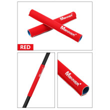 (Red) 1 Pair of Paddle ProtectorsNon-Slip Paddle Shaft CoversKayak Accessories