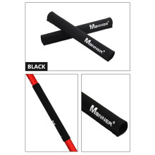 (Black) 1 Pair of Paddle ProtectorsNon-Slip Paddle Shaft CoversKayak Accessories