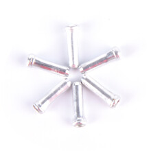 (Silver) 50PCS Bike Shift Cable Caps, MTB Brake Gear Wire End Tips Crimp