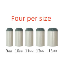 20 Pcs 9-13 mm Pool Cue Tips Pool Stick Tips Slip on Cue Tips Replacement Pool