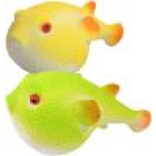 Paquete de 2 pelotas antiestrés blandas con forma de pez globo, juguetes sensoriales suaves para niños y adultos, ideales como recuerdo de f