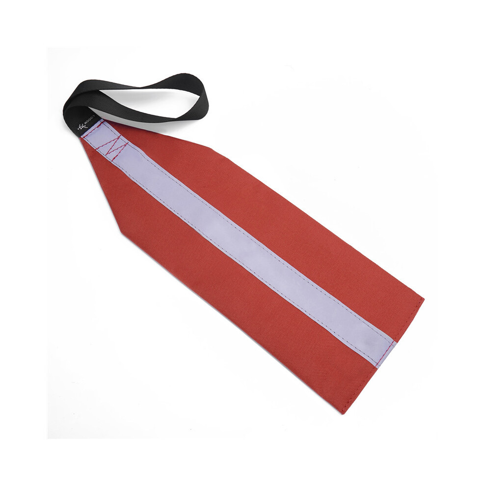 (Reflective Strip) Highly Visible Safety Flag With Webbing For Kayak Canoes Sup Long Travel Tow Flag 110691550507