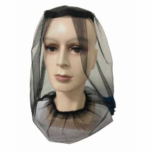 (Black) 5 packs Outdoor insect repellent hat mosquito net cap camping mosquito net cap field fishing cap mosquito repellent cap