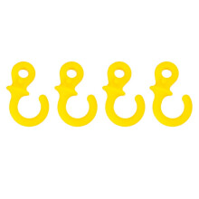 (Yellow) 4pcs Archery Compound Bow String Stabilizer Monkey Tail Rubber Silencer Dampener