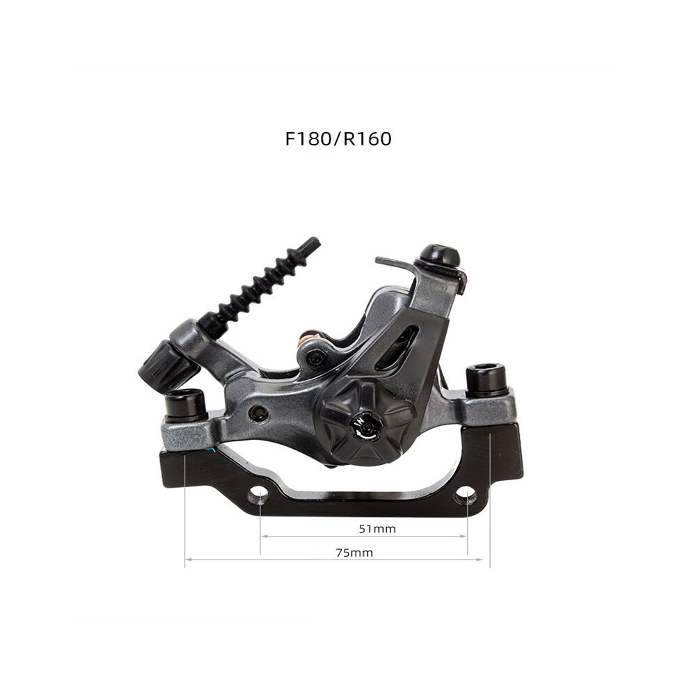 (Rear Part(F180 R160)) Mtb Disc Brake Mechanical Front & Rear Disc Brake Caliper Bicycle Accessories 110691560087