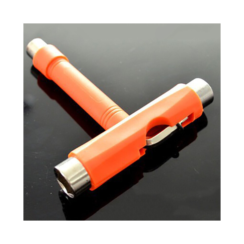 (Orange) Skate/Scooter/Skate Roller/Long Board All In 1 Allen Wrench T Shape Tool 413590955948