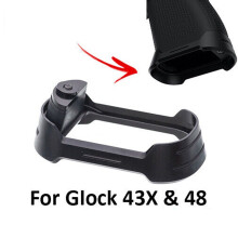 Aluminum Alloy Flared Magwell For Glock 43X/48 Anodized Finish Black