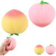 Őszibarack Squishy Stresszoldó Játék Lassan Emelkedő Realisztikus Gyümölcsös Szenzoros Fidget Squeeze Labda Felnőtteknek Rózsas