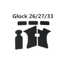 (G26/27/33) 2Pcs Non-Slip Rubber Grip Tape for Glock 17/19/26/33/38 - Anti-Wear Protection