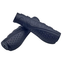 Ergonomic Lock-On Rubber Grips for Mountain Bikes - Pair of Cycling Handlebar Grips