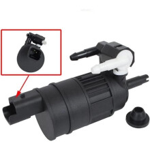Sprinklerpumpemotor (for og bag) kompatibel med Renault Clio 2, Espace 3, Laguna, Megane, Scenic og Twingo